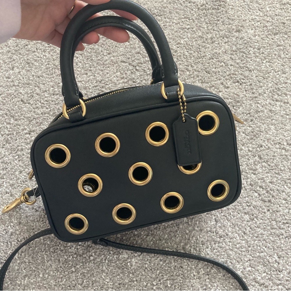 COACH Satchel Crossbody Bag With Grommets NWT - Picture 5 of 7